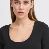 ICHI accessories Blusen>IAGRO Langarm-Shirt Black