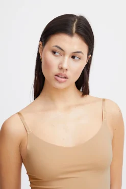 ICHI accessories Bodywear | Basics>IASIV Kleid Tan