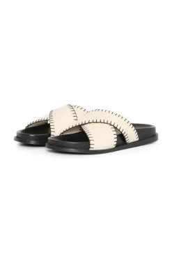 ICHI accessories Schuhe>IATALIA Sandalen Cremew.Black