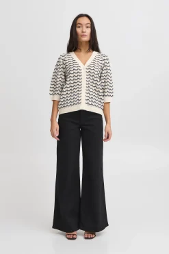 Ichi Strickwaren>IHARDINA Strickjacke TotalEclipse