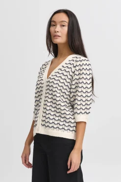 Ichi Strickwaren>IHARDINA Strickjacke TotalEclipse