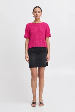Ichi Strickwaren>IHARTIES Cardigan BrightRose