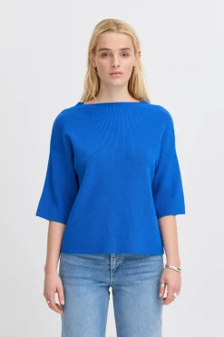 Ichi Strickwaren>IHBOSTON Strickpullover TurkishSea