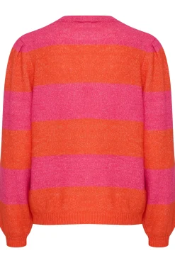 Ichi Strickwaren>IHDUSTY Strickpullover PinkYarrow