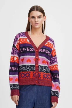 Ichi Strickwaren>IHEDEN Cardigan Multicolor