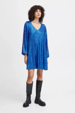 Ichi Kleider>IHFAUCI Kleid LapisBlue