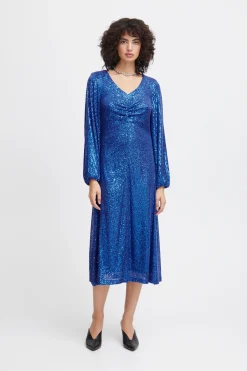 Ichi Kleider>IHFAUCI Kleid LapisBlue