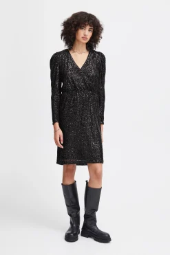 Ichi Kleider>IHFAUCI Kleid Black