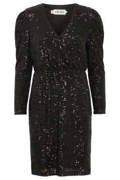 Ichi Kleider>IHFAUCI Kleid Black