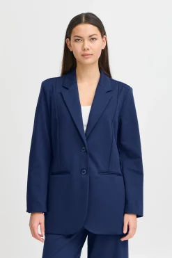 Ichi Blazers>IHKATE Blazer MedievalBlue