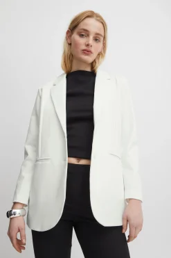Ichi Blazers>IHKATE Blazer CloudDancer