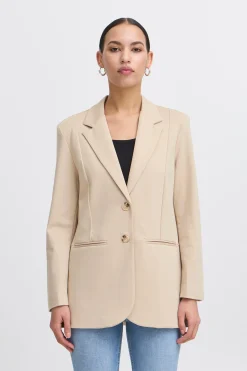 Ichi Basics | Blazers>IHKATE Blazer Doeskin