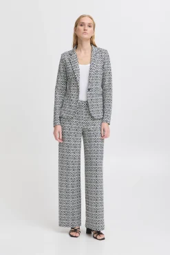 Ichi Blazers>IHKATE Blazer TotalEclipseIkatTileAop
