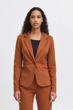 Ichi Blazers>IHKATE Blazer BrownPatina