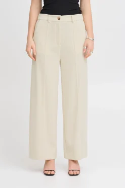 Ichi Hosen>IHKATE CORDUROY WIDE Hose AlmondMilk