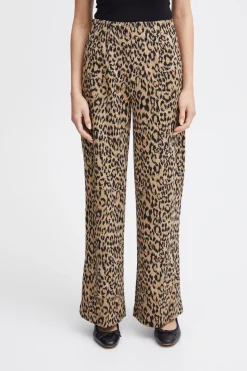 Ichi Hosen>IHKATE Hose NaturalLeoJacquard