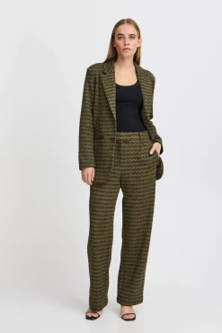 Ichi Hosen>IHKATE Hose MayflyStripeJacquard