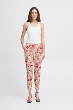 Ichi Hosen>IHKATE Hose CalypsoCoralFloweraop