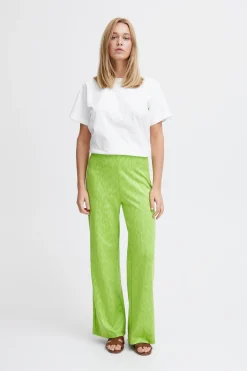 Ichi Hosen>IHKATE Hose GreeneryLeoJacquard