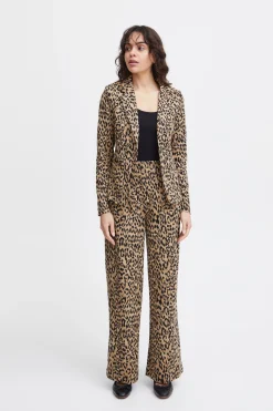 Ichi Hosen>IHKATE Hose NaturalLeoJacquard