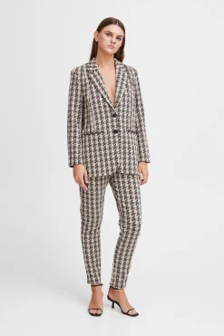 Ichi Hosen>IHKATE Hose DoeskinHoundstooth