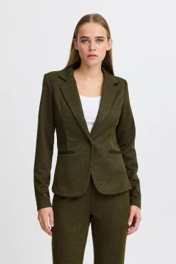 Ichi Blazers>IHKATE JACQUARD Blazer