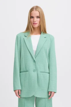 Ichi Blazers>IHKATE JACQUARD OVERSIZE Blazer
