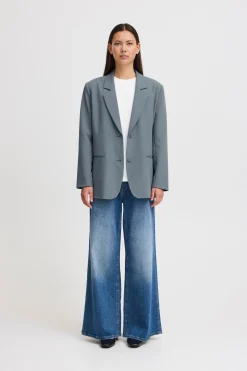 Ichi Blazers>IHLEXI Blazer BlueMirage