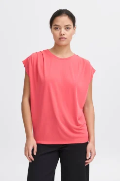 Ichi T-shirts>IHLISKEN Top Geranium