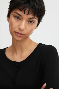 Ichi Strickwaren | Basics>IHMAFA Cardigan Black