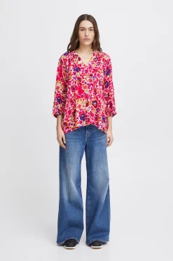 Ichi Hemden>IHMARRAKECH Hemd LovePotionFlowerAop