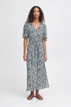 Ichi Kleider>IHMARRAKECH Kleid TotalEclipsePaisleyAop