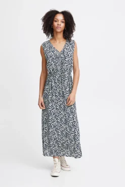 Ichi Kleider>IHMARRAKECH Kleid TotalEclipsePaisleyAop