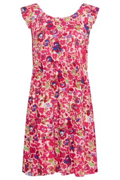 Ichi Kleider>IHMARRAKECH Kleid LovePotionFlowerAop