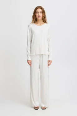 Ichi Hosen>IHMATHILDE Hose ChampagneSilver