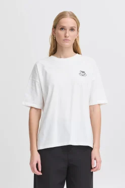 Ichi T-shirts>IHNABINO T-shirt CloudDancer