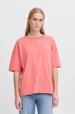 Ichi T-shirts>IHNABINO T-shirt Geranium