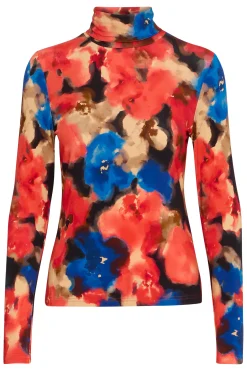 Ichi T-shirts>IHNAVA T-shirt MultiFloweraop