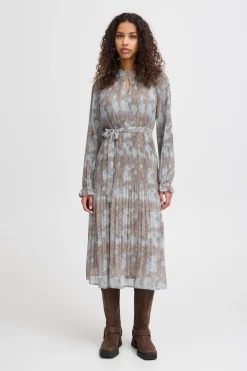Ichi Kleider>IHNEALLY Kleid FungiSnakeaop