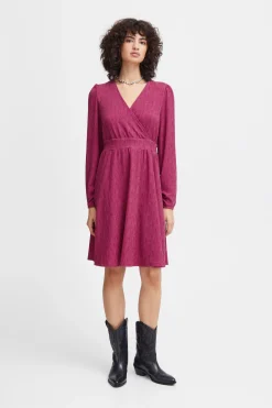 Ichi Kleider>IHNELLY Kleid FestivalFuchsia
