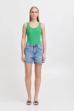 Ichi T-shirts>IHPALMER Top PineGreen