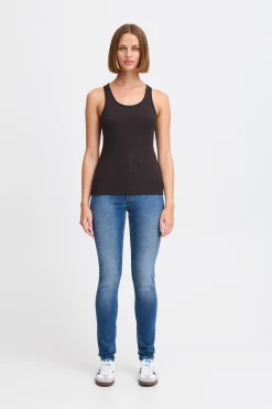 Ichi Basics | T-shirts>IHPALMER Top Black