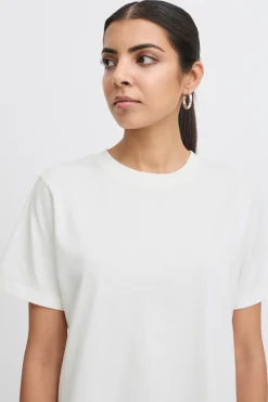 Ichi Basics | T-shirts>IHPALMER T-shirt CloudDancer
