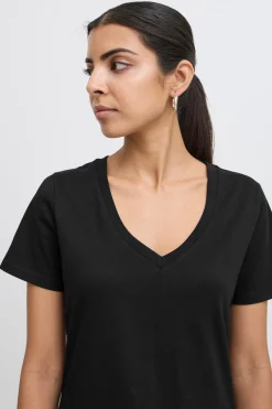 Ichi Basics | T-shirts>IHPALMER T-shirt Black