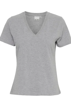 Ichi Basics | T-shirts>IHPALMER T-shirt Greymelange