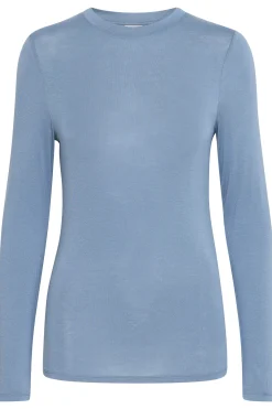 Ichi T-shirts>IHPHILUCA T-shirt BlueMirage