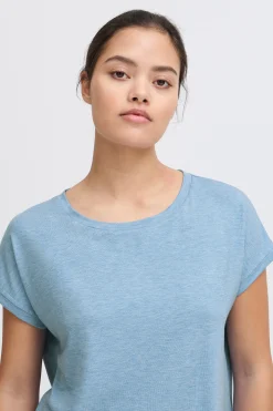 Ichi T-shirts>IHREBEL T-shirt DellaRobbiaBlue
