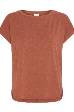 Ichi T-shirts>IHREBEL T-shirt BrownPatina
