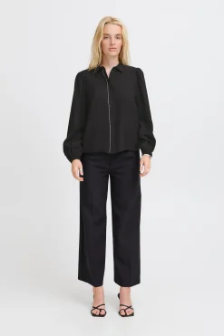 Ichi Hemden>IHRHINES Bluse Black