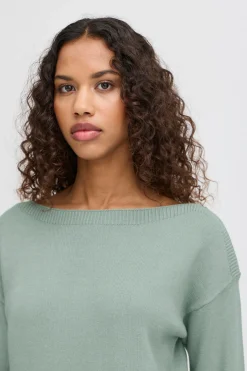 Ichi Strickwaren>IHSELLA Pullover BerylGreen